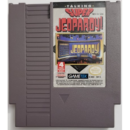 Talking Super Jeopardy (Nintendo NES, 1990)