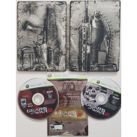 Gears of War 1 2(Limited Edition) 3 Microsoft Xbox 360 Complete