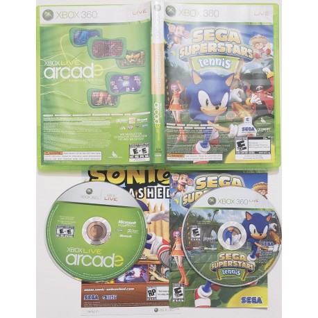 Sega Superstars Tennis Video Game & Live Arcade Compilation