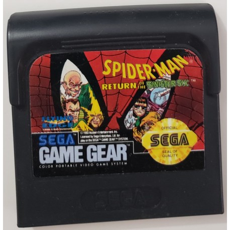 Spiderman Return Of The Sinister Six (Sega Game Gear, 1993)