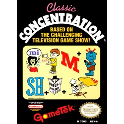 Classic Concentration (Nintendo NES, 1990)