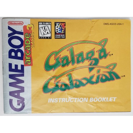 Arcade Classic No 3 Galaga / Galaxian (Nintendo Game Boy, 1995)