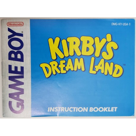 Kirby's Dream Land (Nintendo Game Boy, 1992)