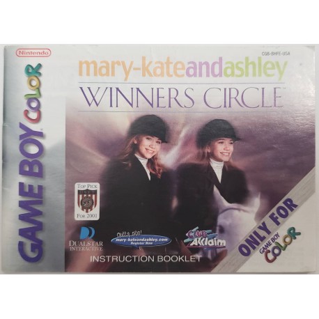 Mary-Kate and Ashley Winners Circle (Nintendo Game Boy Color, 2001) 