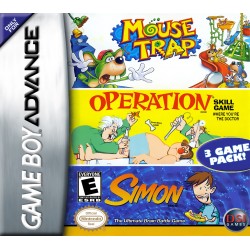 Mousetrap / Operation / Simon (Nintendo Game Boy Advance, 2005)
