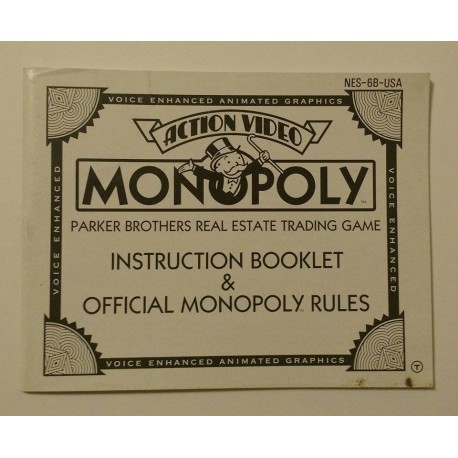 Monopoly (Nintendo NES, 1991)