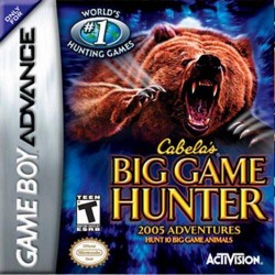 Cabela's Big Game Hunter: 2005 Adventures (Nintendo Game Boy Advance, 2004)
