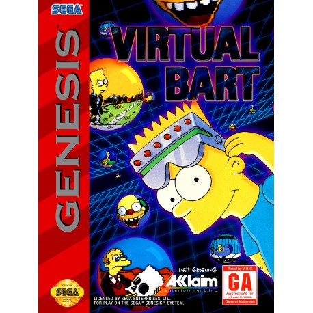 Virtual Bart (Sega Genesis, 1994)
