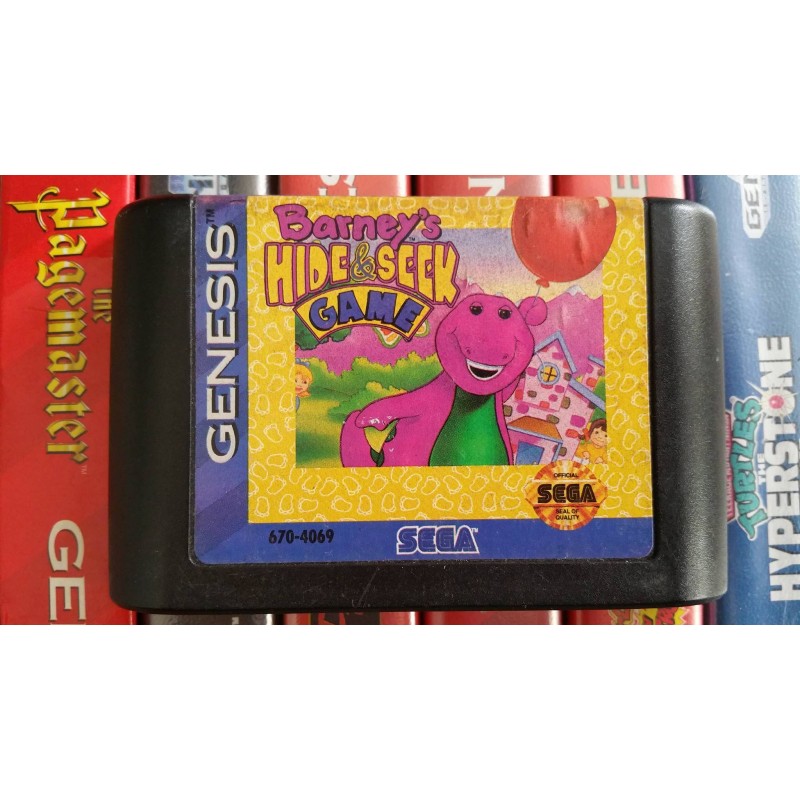 Barney's Hide & Seek Game (Sega Genesis, 1993) - Game Igloo