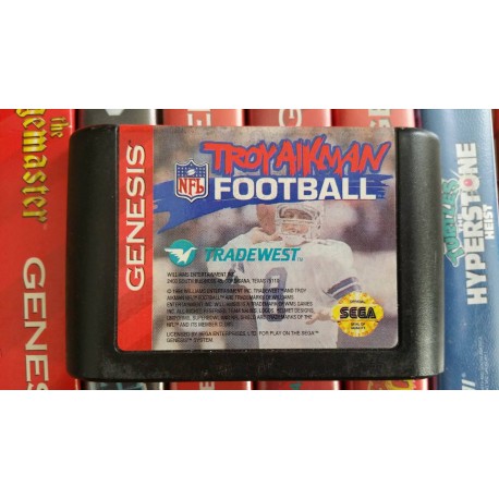 Troy Aikman new NFL Football (Sega Genesis, 1994)