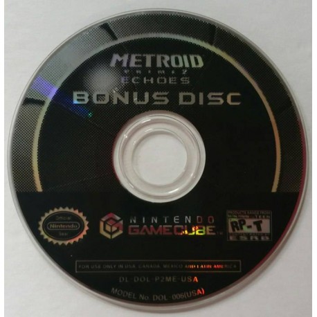 Metroid Prime 2 Echoes Bonus Disc