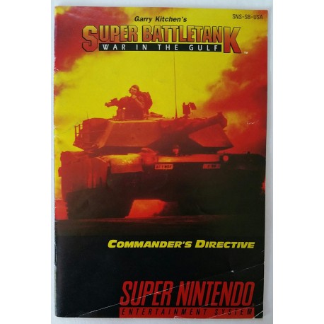 Super Battletank: War in the Gulf (Super NES, 1992)