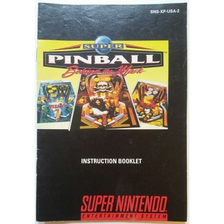 Super Pinball: Behind the Mask (Super NES, 1994)