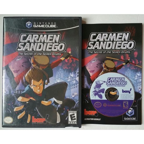 Carmen Sandiego: The Secret of the Stolen Drums (Nintendo GameCube, 2004)
