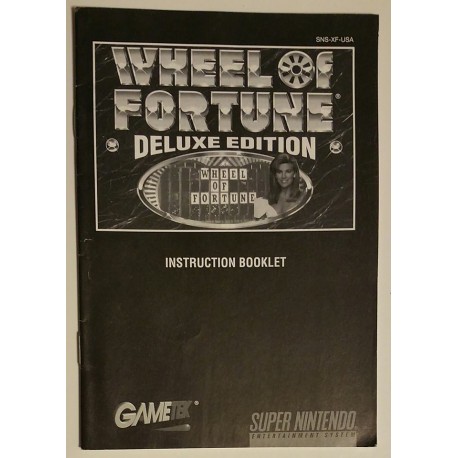 Wheel of Fortune: Deluxe Edition (Super Nintendo, 1993)