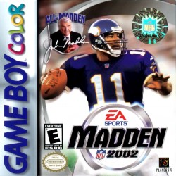 Madden NFL 2002 (Nintendo Game Boy Color, 2001)