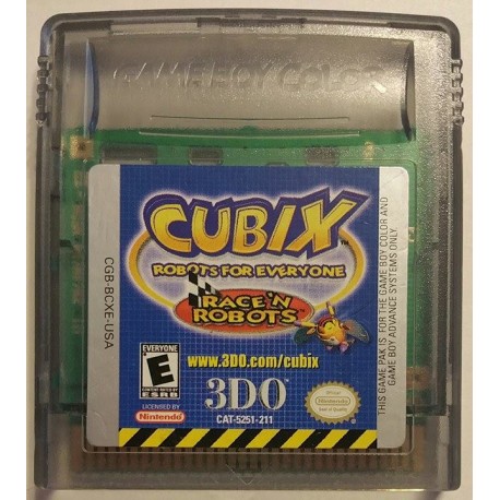Cubix: Robots for Everyone -- Race 'N Robots (Nintendo Game Boy Color, 2001)