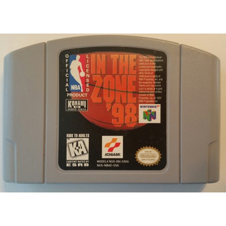 NBA: In the Zone '98 (Nintendo 64, 1998)