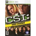 CSI Crime Scene Investigation Hard Evidence (Microsoft Xbox 360, 2007)
