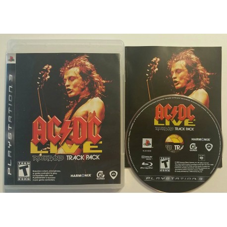 AC/DC Live Rock Band Track Pack (Sony PlayStation 3, 2008)