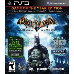 Batman: Arkham Asylum Game of the Year Edition (Sony Playstation 3, 2010)