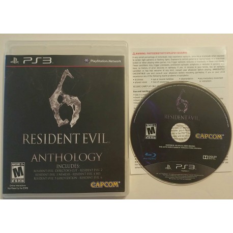 Resident Evil 6 Anthology(Playstation 3,2012)