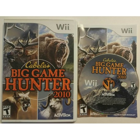 Cabela's Big Game Hunter 2010 (Nintendo Wii, 2009)
