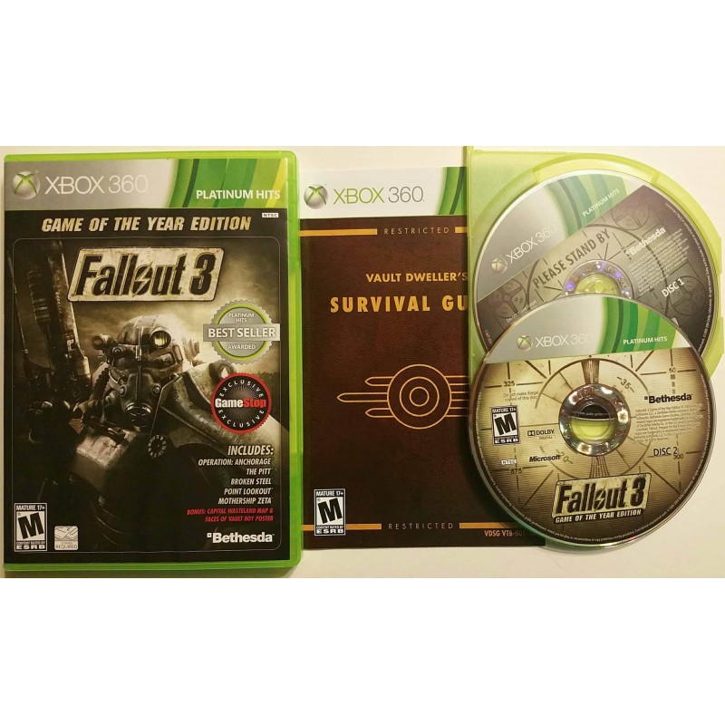 gebruik gisteren tuin Fallout 3 Game of the Year Edition Microsoft Xbox 360