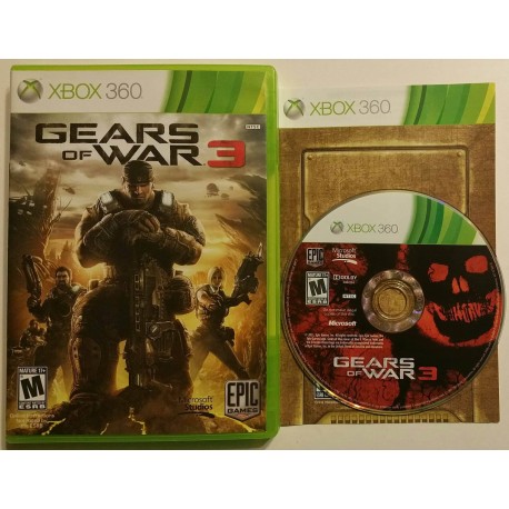  Gears of War 3 - Xbox 360 : Video Games