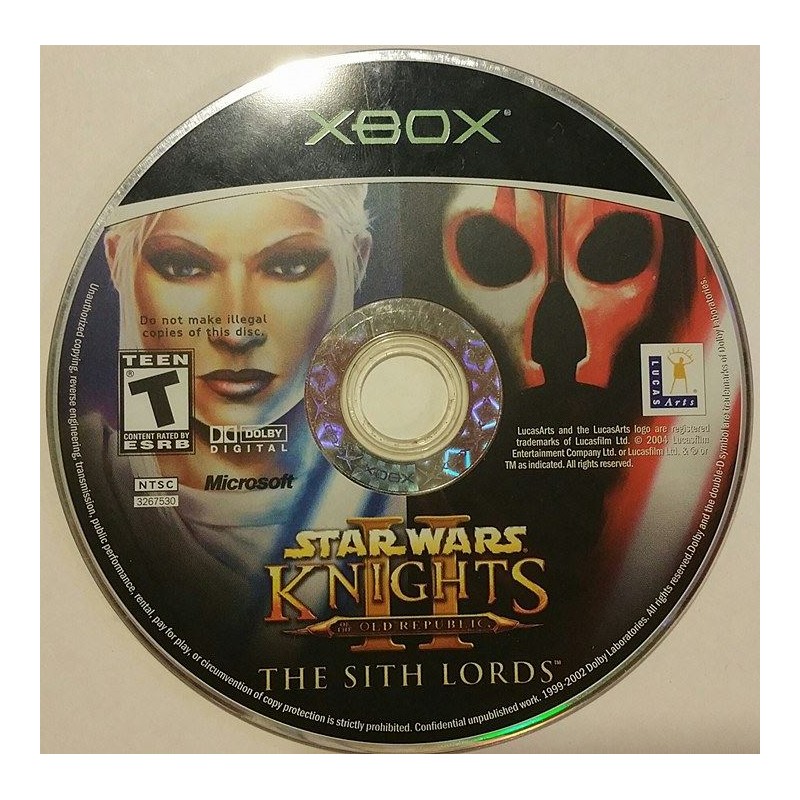 star wars knights of the old republic ii xbox