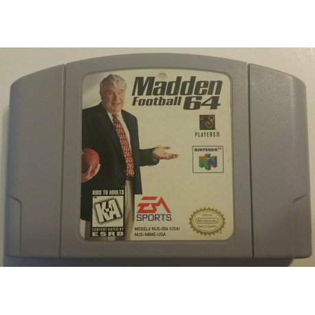 Madden Football 64 (Nintendo 64, 1997)
