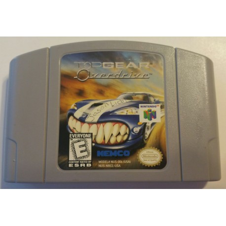 Top Gear Overdrive (Nintendo 64, 1998)