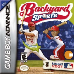 Backyard Sports Baseball 2007 (Nintendo Game Boy Advance, 2006)