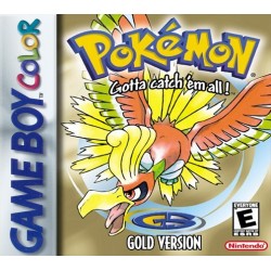 Pokemon Gold Version (Nintendo Game Boy Color, 2000)