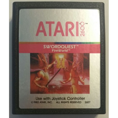 Swordquest: FireWorld (Atari 2600, 1982) 