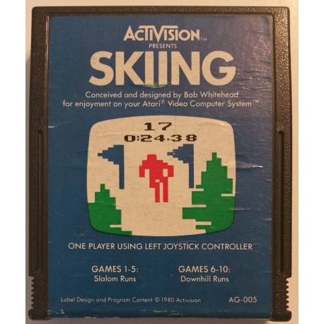 Skiing (Atari 2600, 1980)