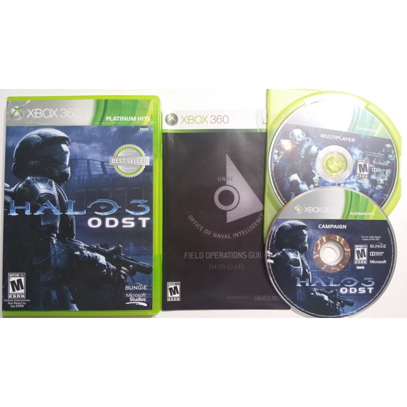 Video Game: Halo 3 : ODST (Xbox 360, IrelandCol:X360-003-IR,PC:882224751841